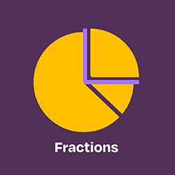 Outil Fractions Pikado - pizzas et tablettes de chocolat &agrave; d&eacute;couper pour visualiser les fractions