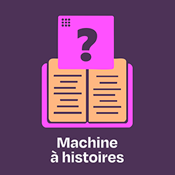 Machine &agrave; histoires Pikado - jeu p&eacute;dagogique pour inventer des phrases et des histoires